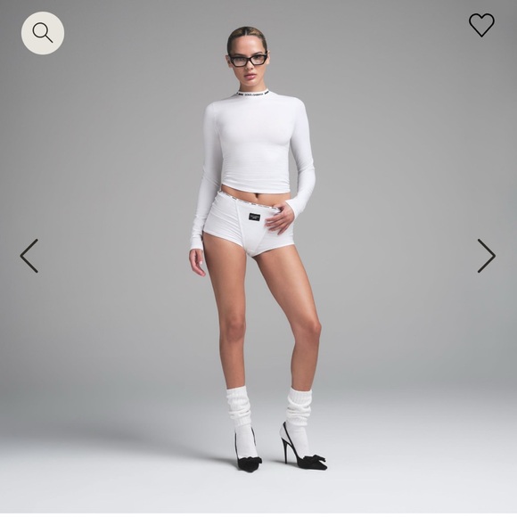 Dolce & Gabbana Skims Cotton Jersey Long Sleeve T-Shirt - Picture 3 of 5